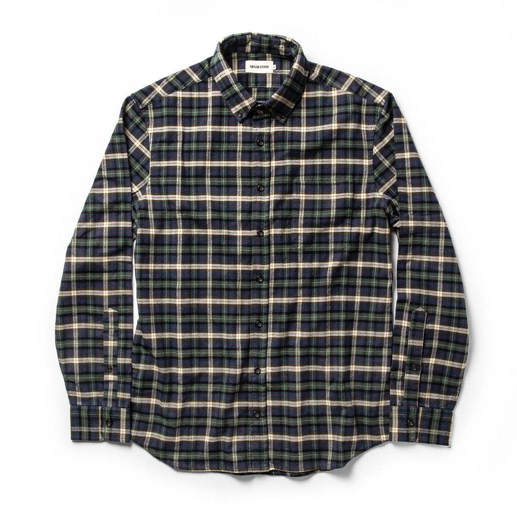 The Jack in Brushed Green Plaid