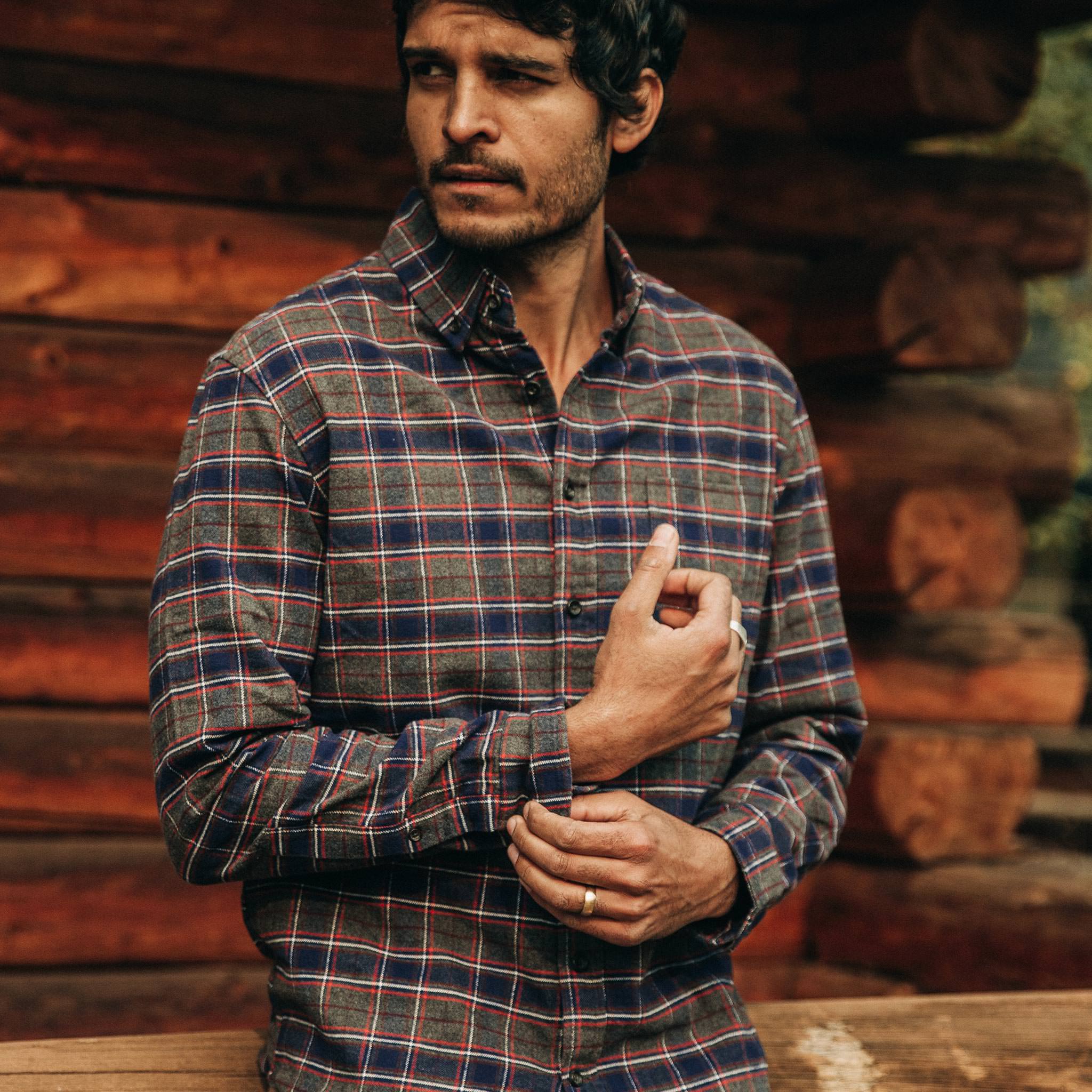 Brushed Grey Plaid Jack P58072