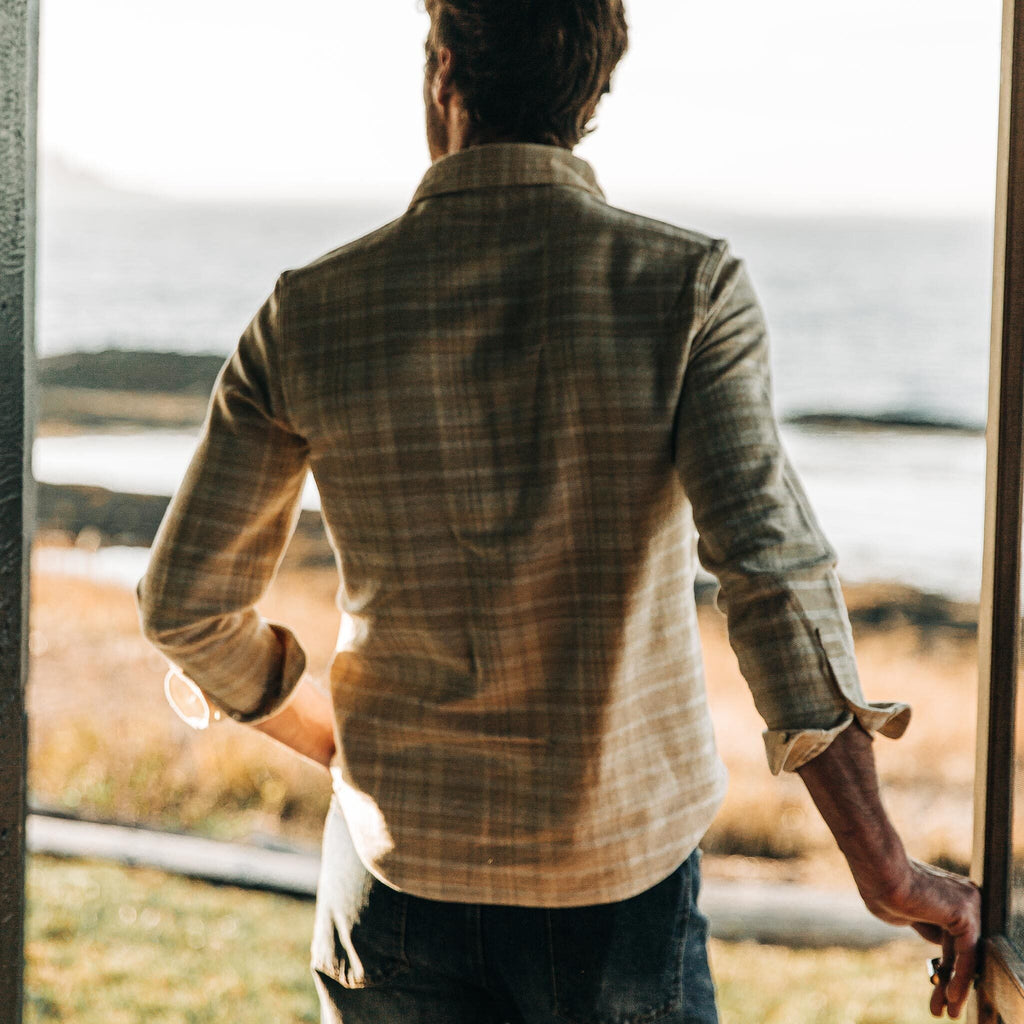 Sand Plaid Shirt G599185