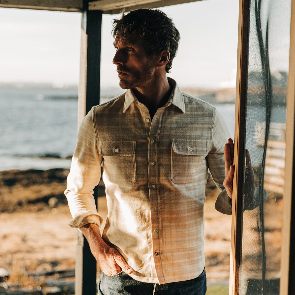 Sand Plaid Shirt G599185