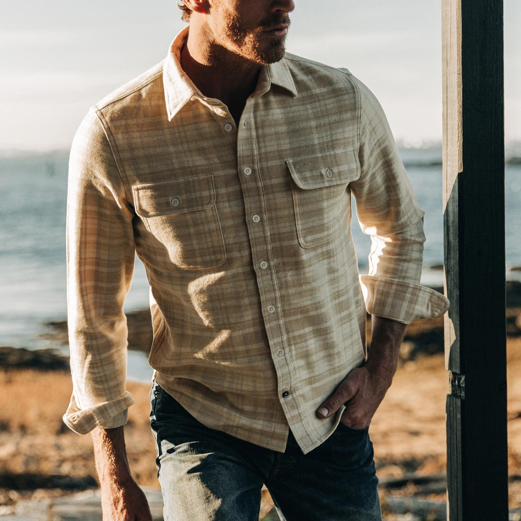 Sand Plaid Shirt G599185