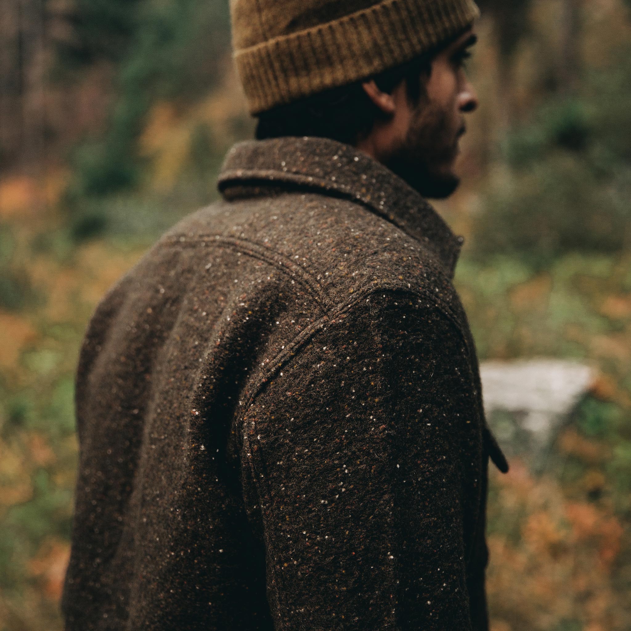 The Leeward Shirt in Olive Donegal