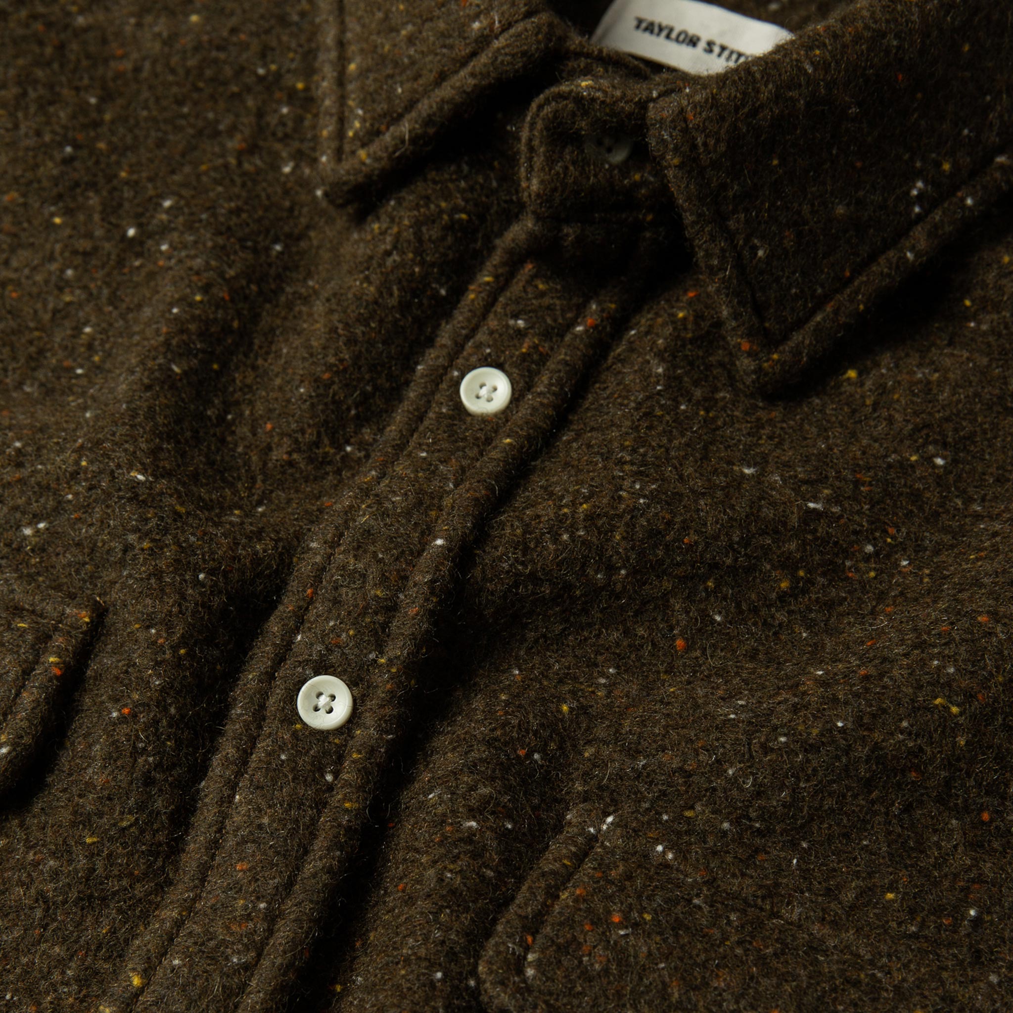 The Leeward Shirt in Olive Donegal