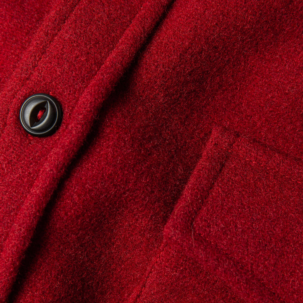 The Maritime Shirt Jacket in Clifford Red