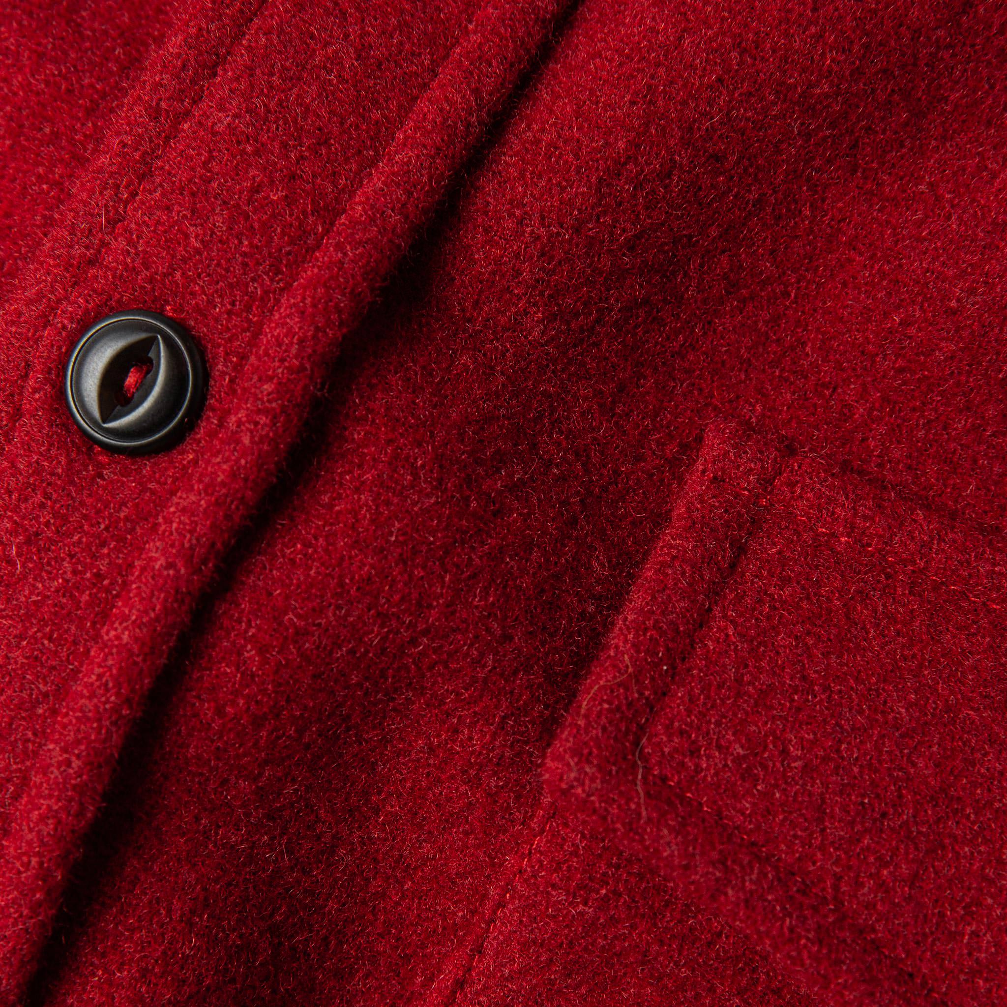 The Maritime Shirt Jacket in Clifford Red