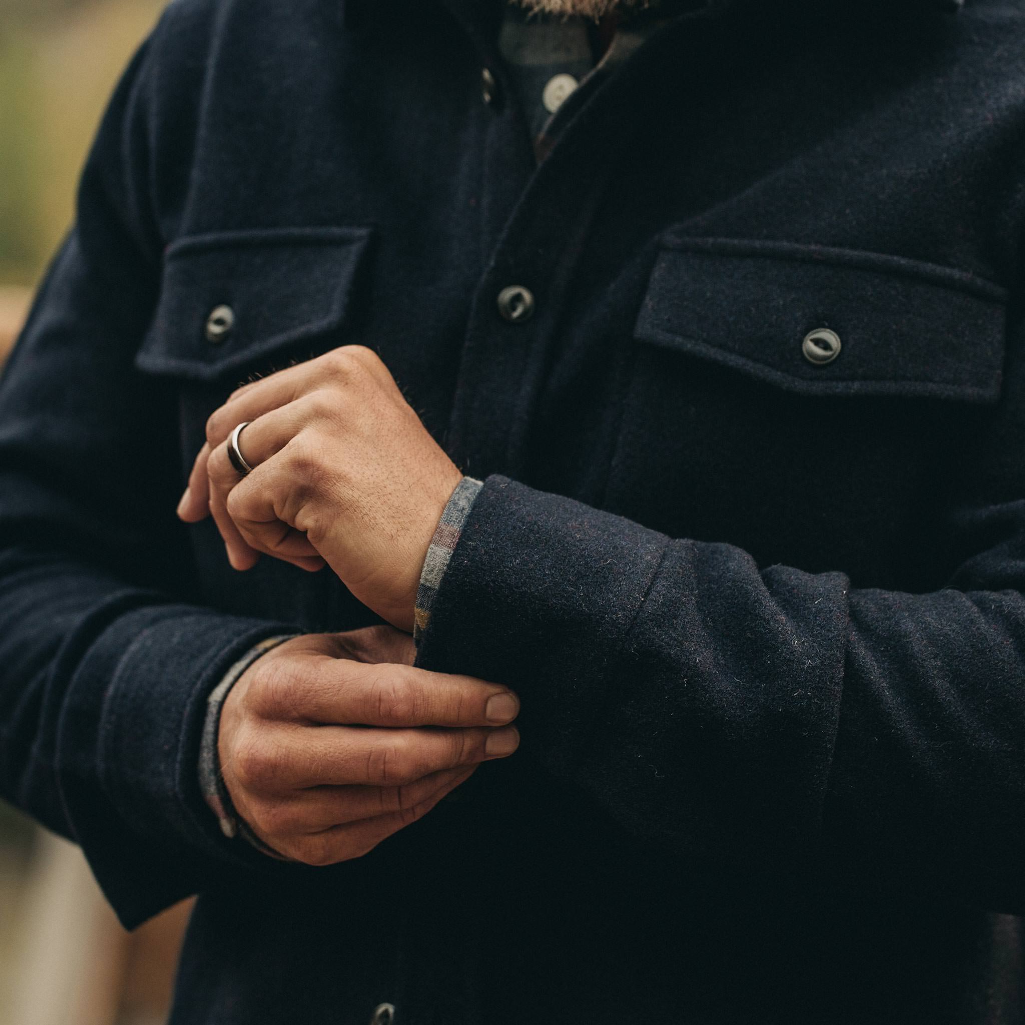 The Maritime Shirt Jacket in Deep Navy