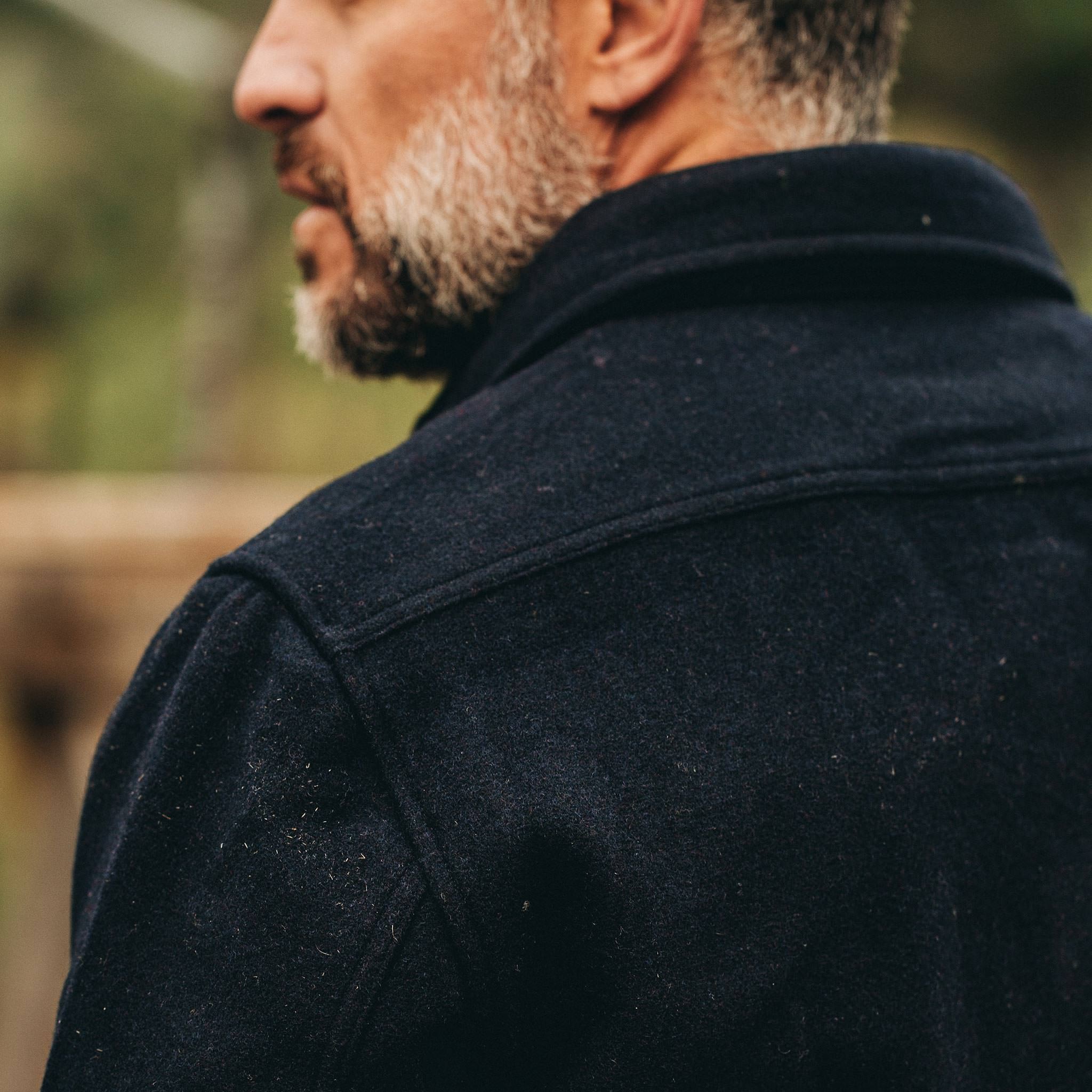 The Maritime Shirt Jacket in Deep Navy