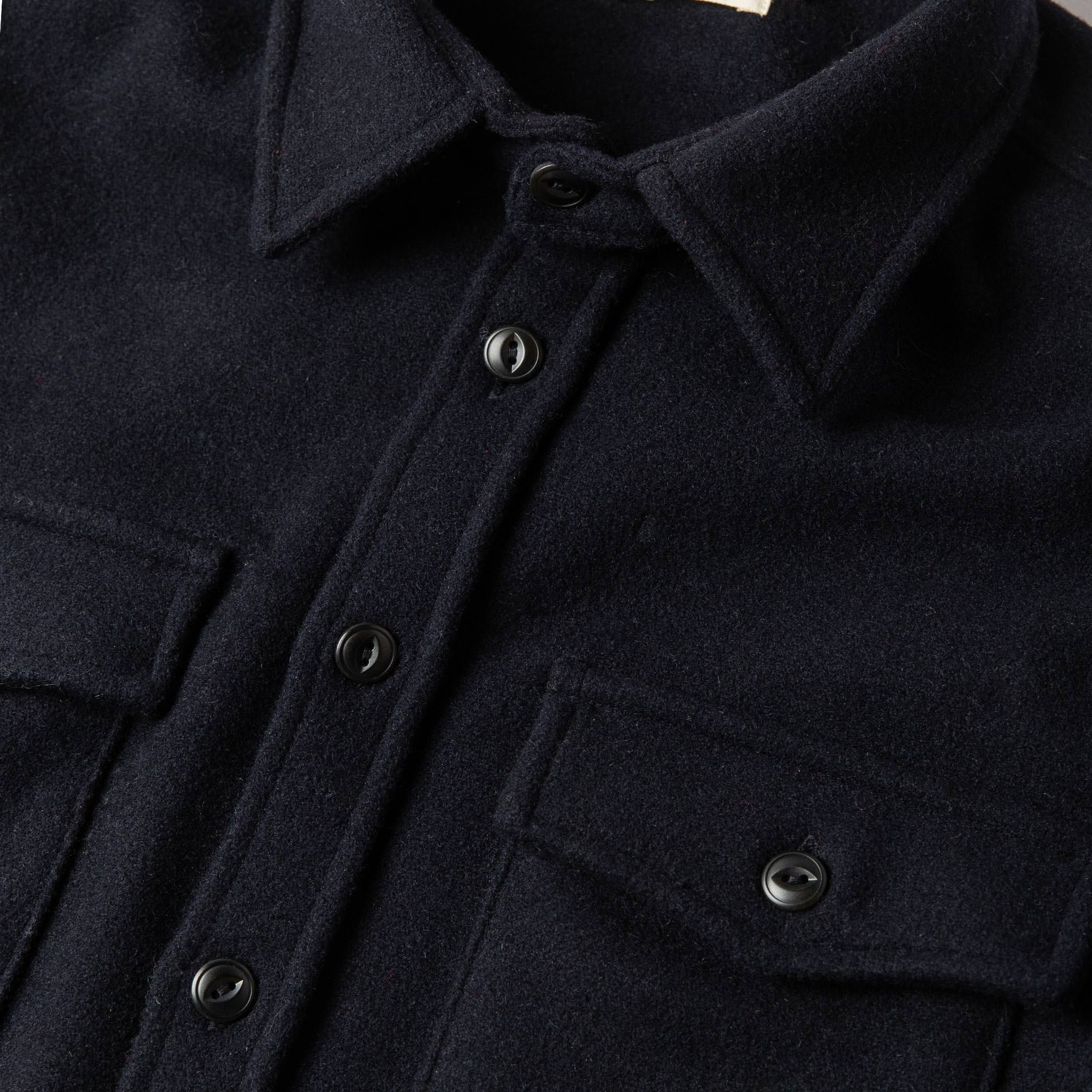 The Maritime Shirt Jacket in Deep Navy