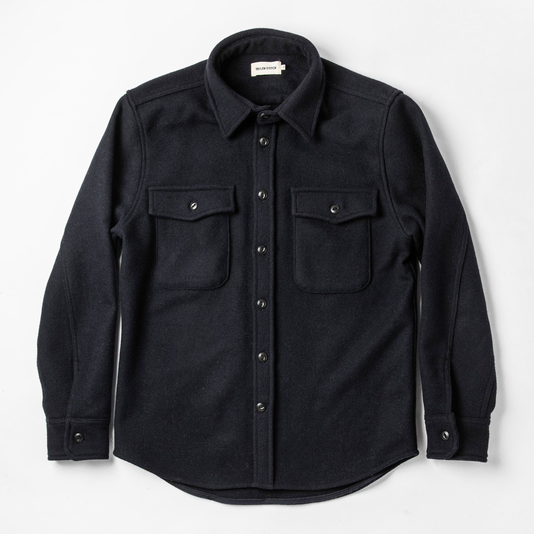 The Maritime Shirt Jacket in Deep Navy