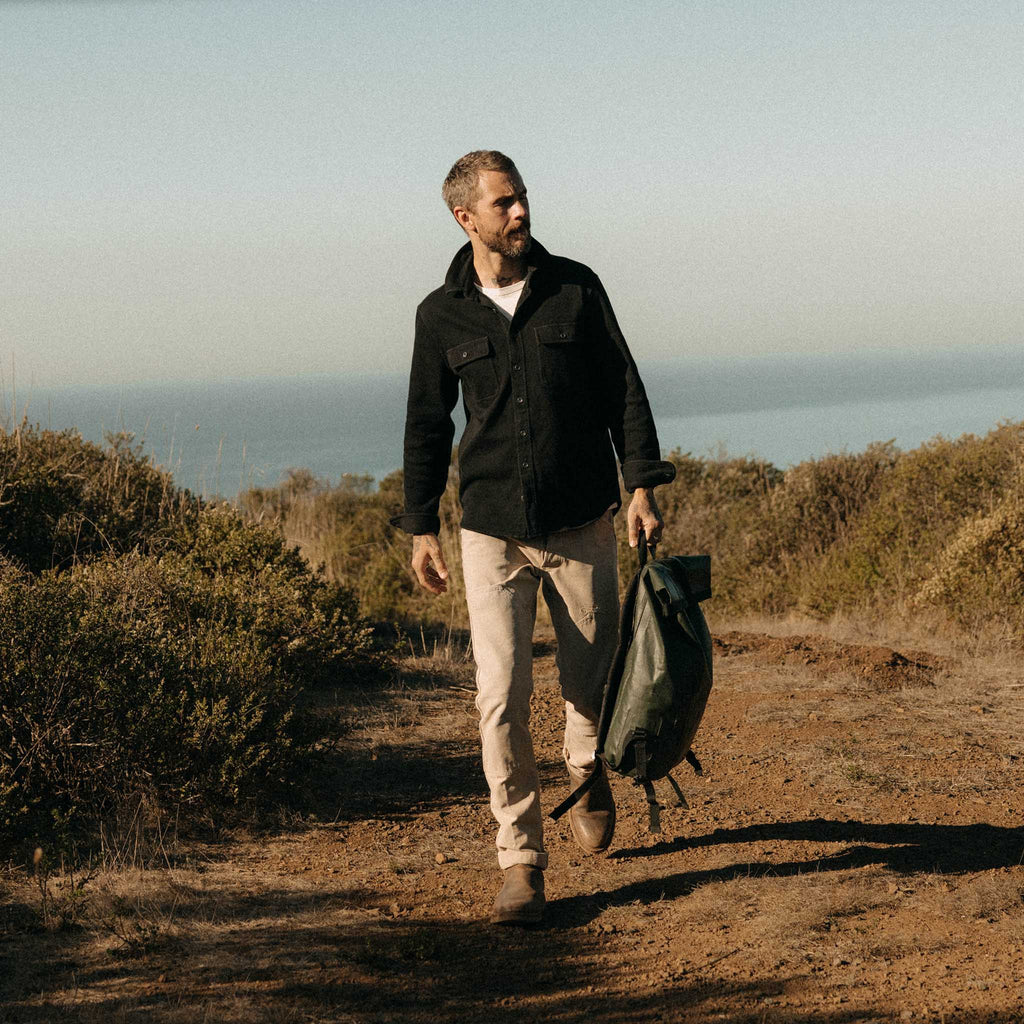 The Ledge Shirt in Coal Twill