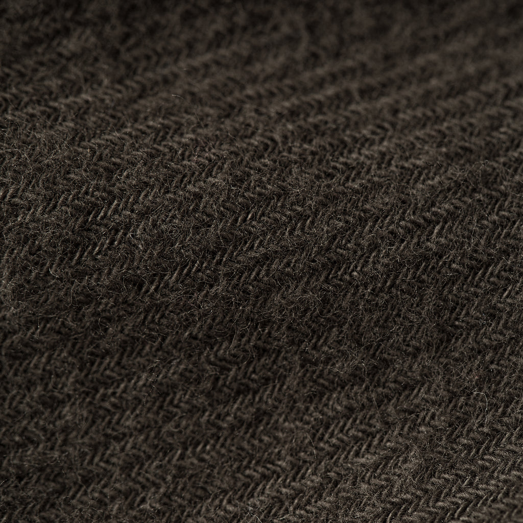 Jacket in Olive Brushed Organic Cotton H343