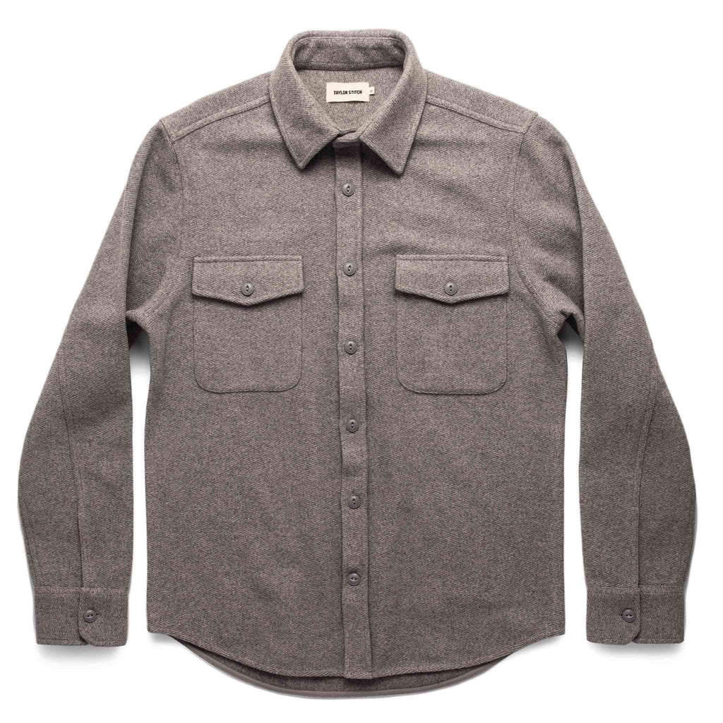 The Maritime Shirt Jacket in Heather Ash Wave