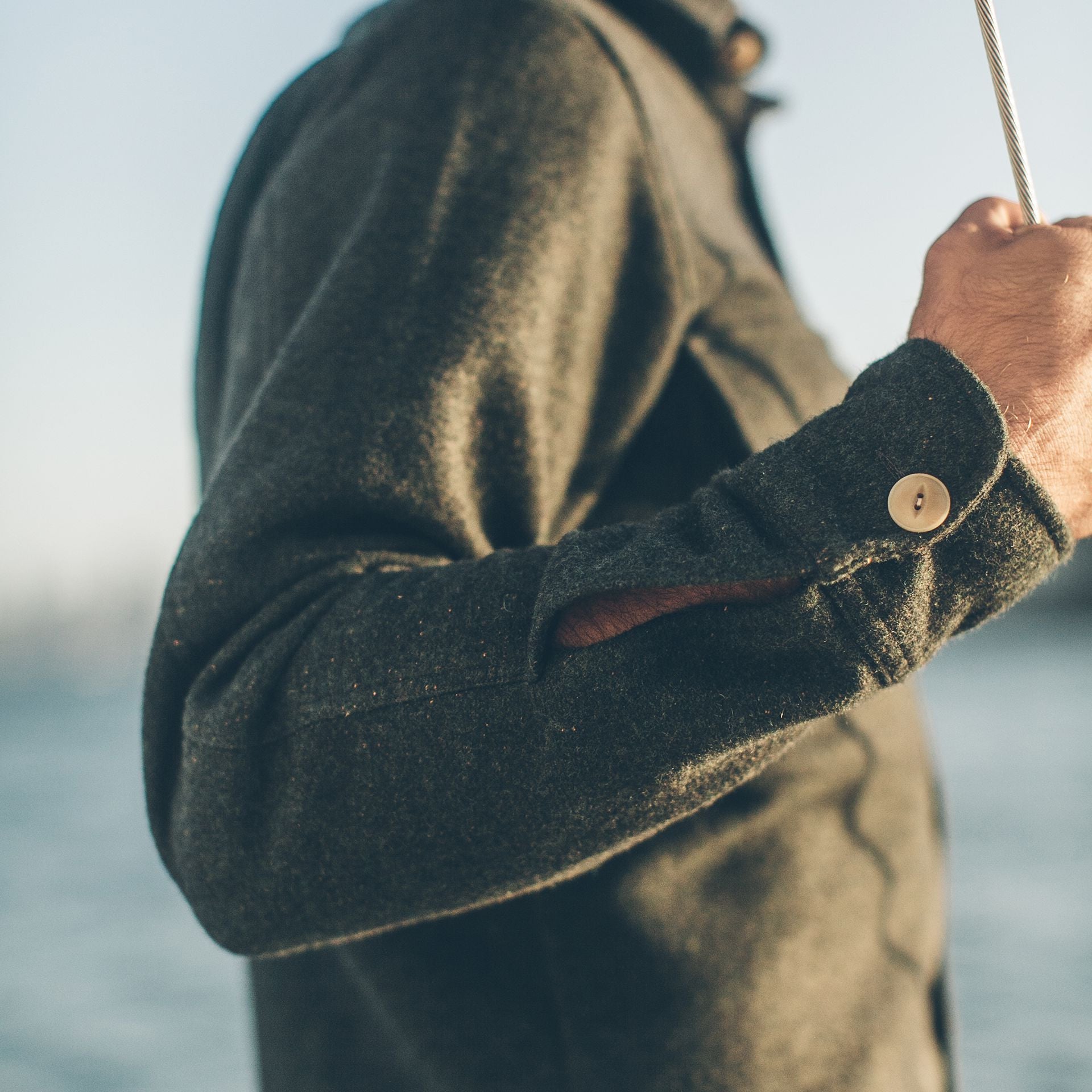 Moss Donegal Wool Shirt Jacket Z918922