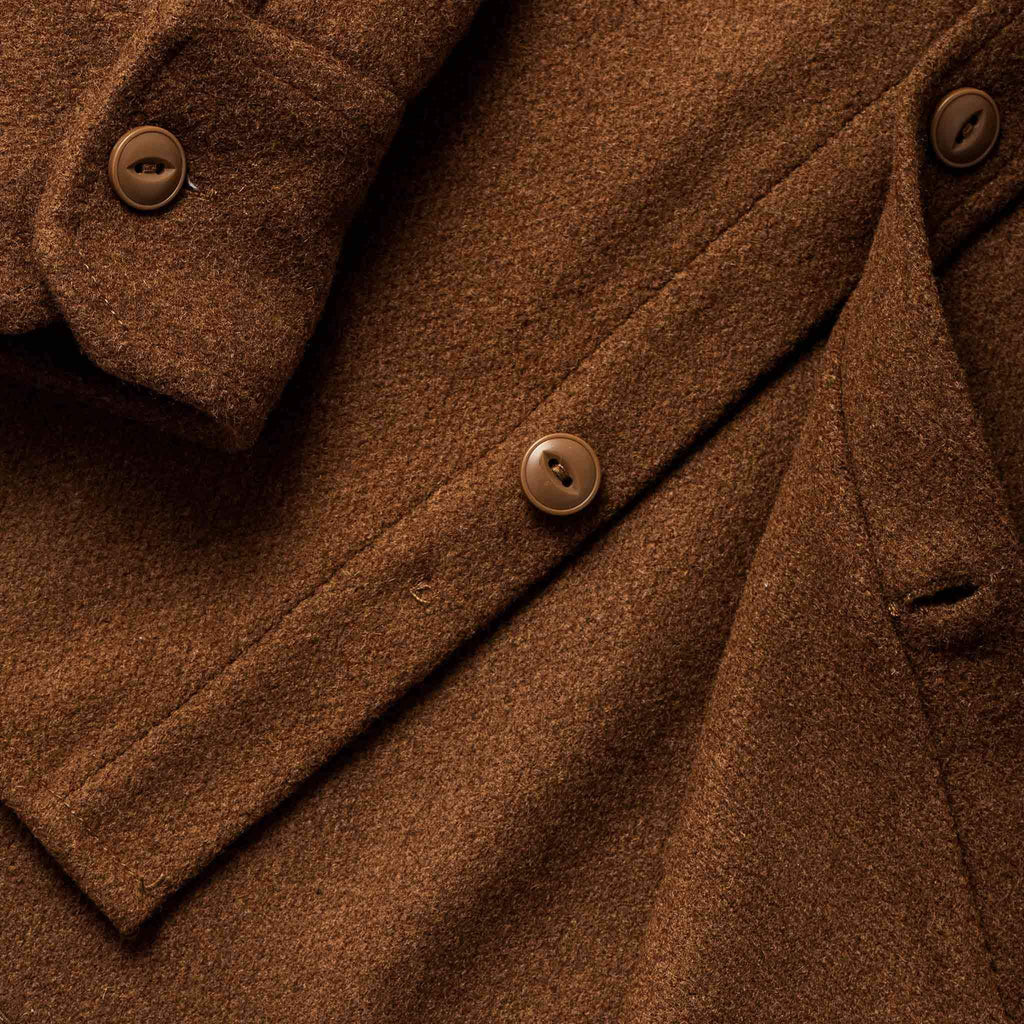 The Maritime Shirt Jacket in Rust