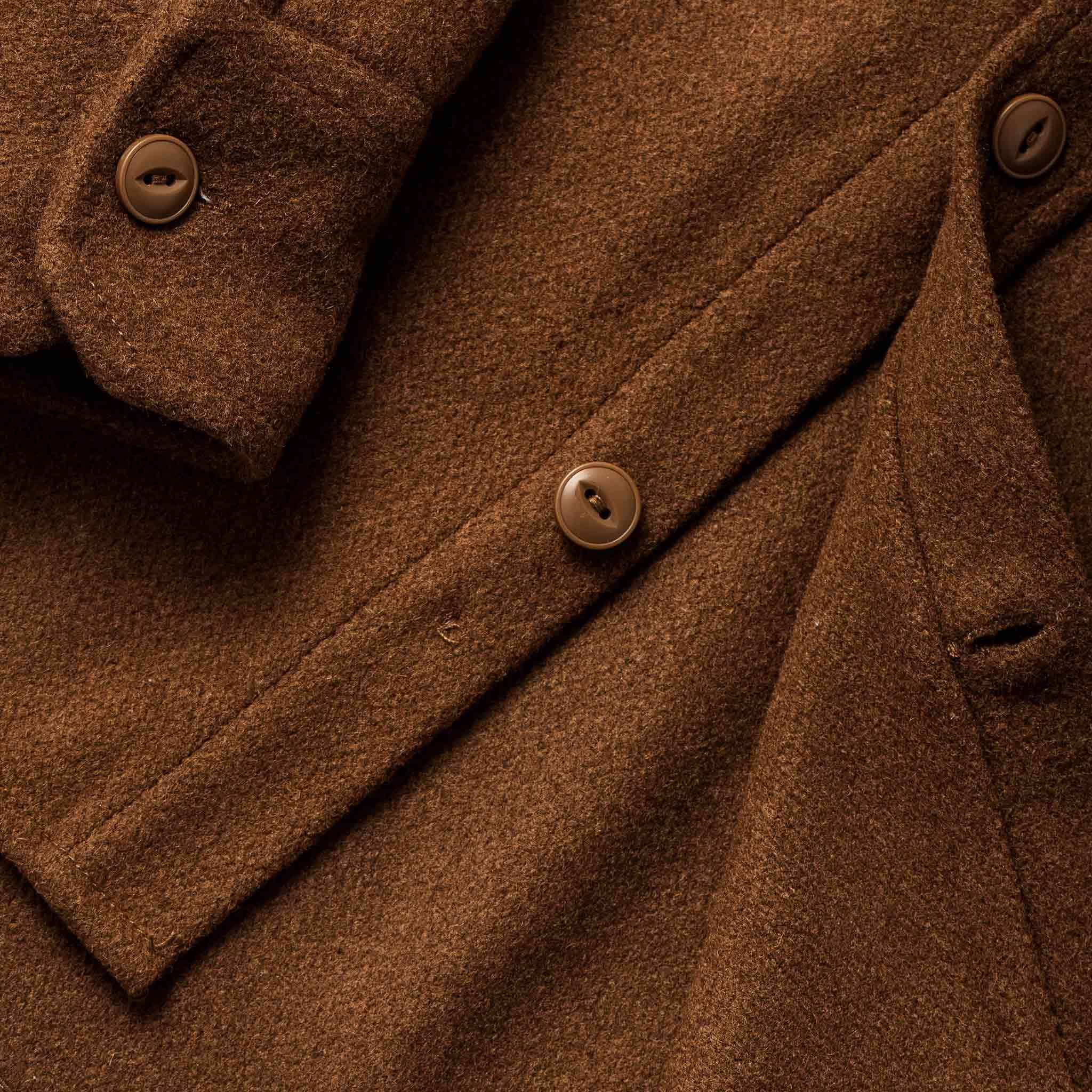 The Maritime Shirt Jacket in Rust