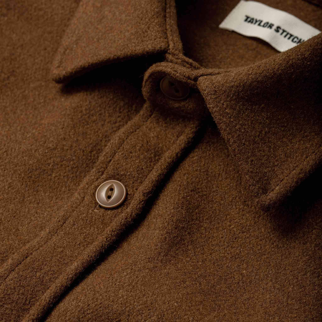 The Maritime Shirt Jacket in Rust