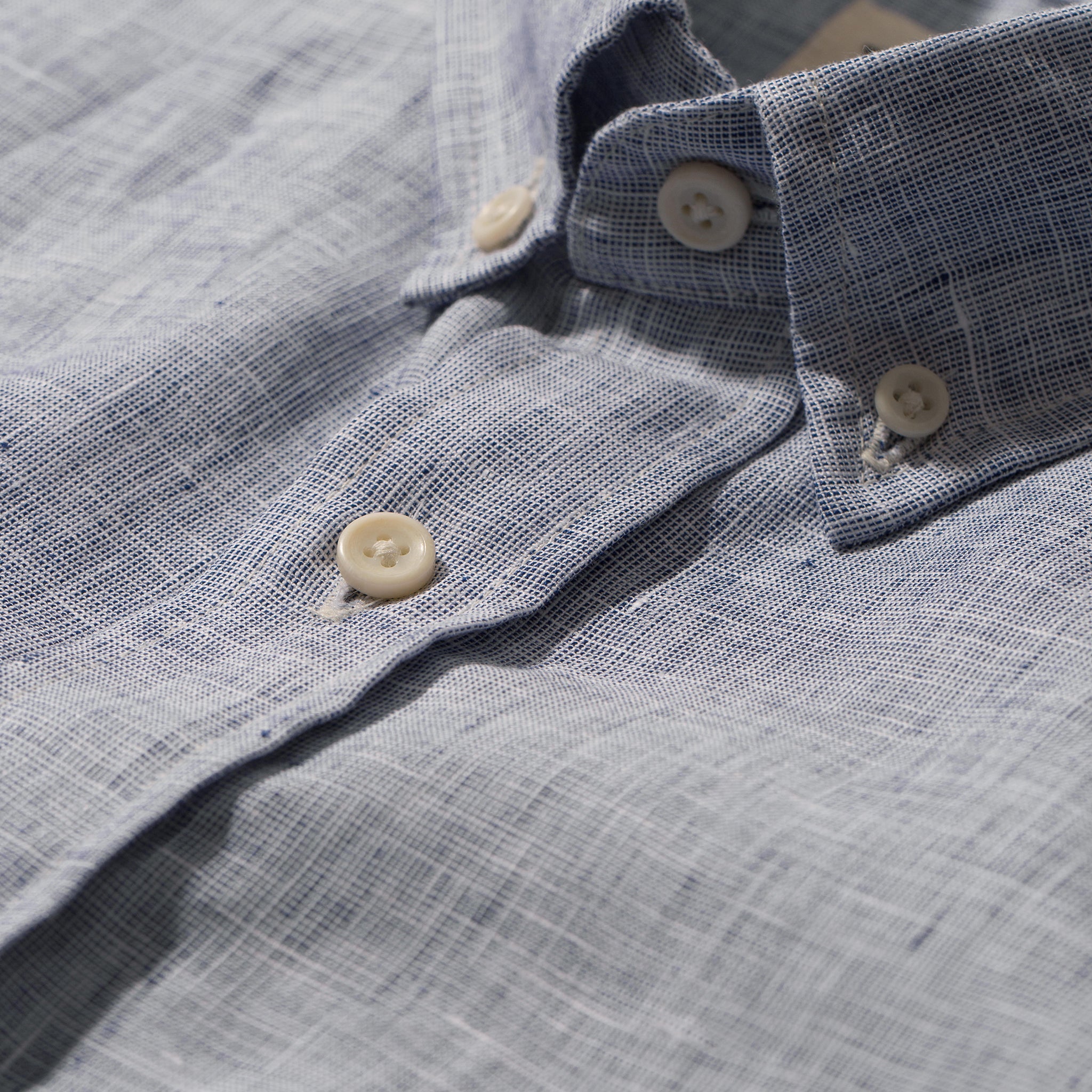 The Jack in Navy Pin Dot Linen