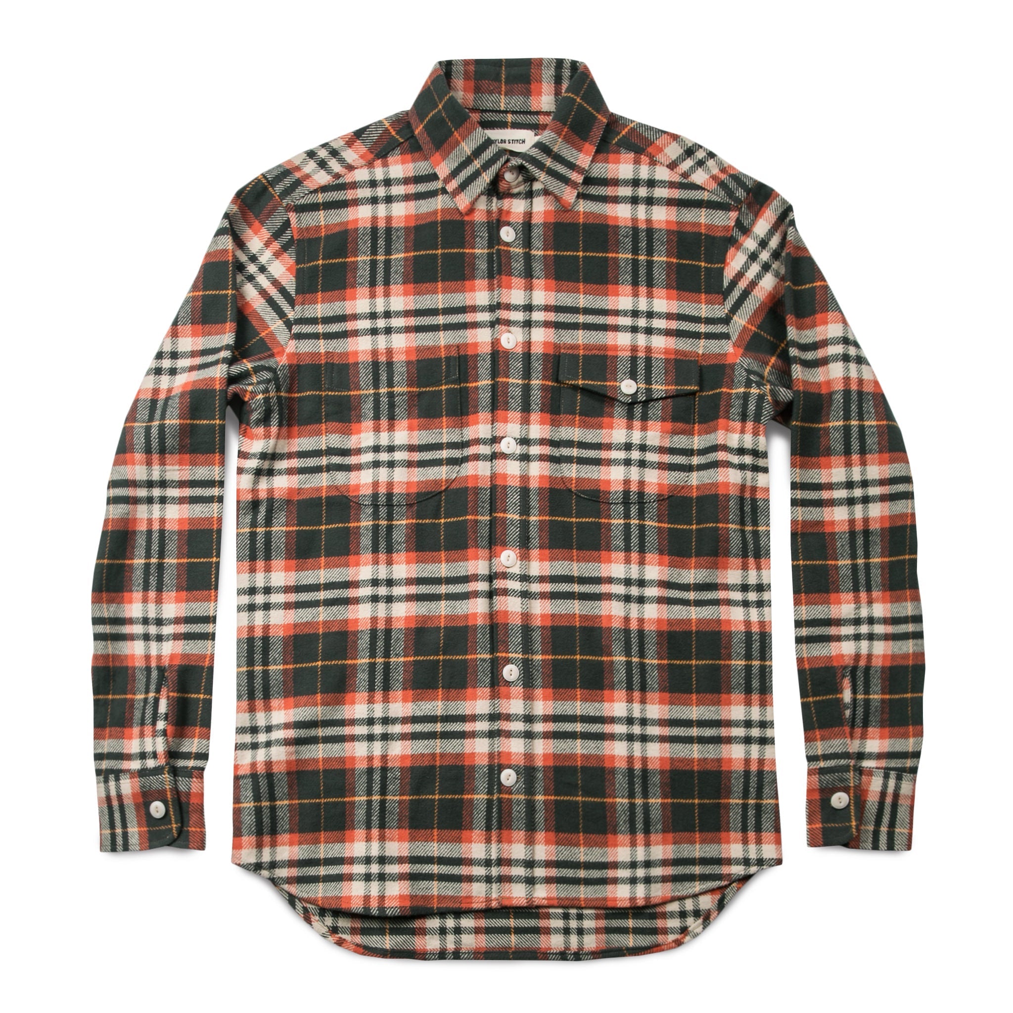 The Crater Shirt in Olive Plaid