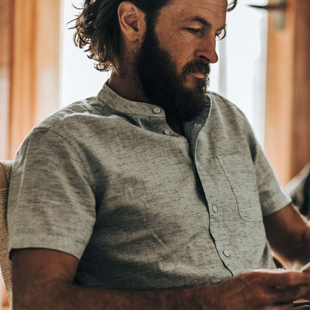 The Short Sleeve Bandit in Heather Grey