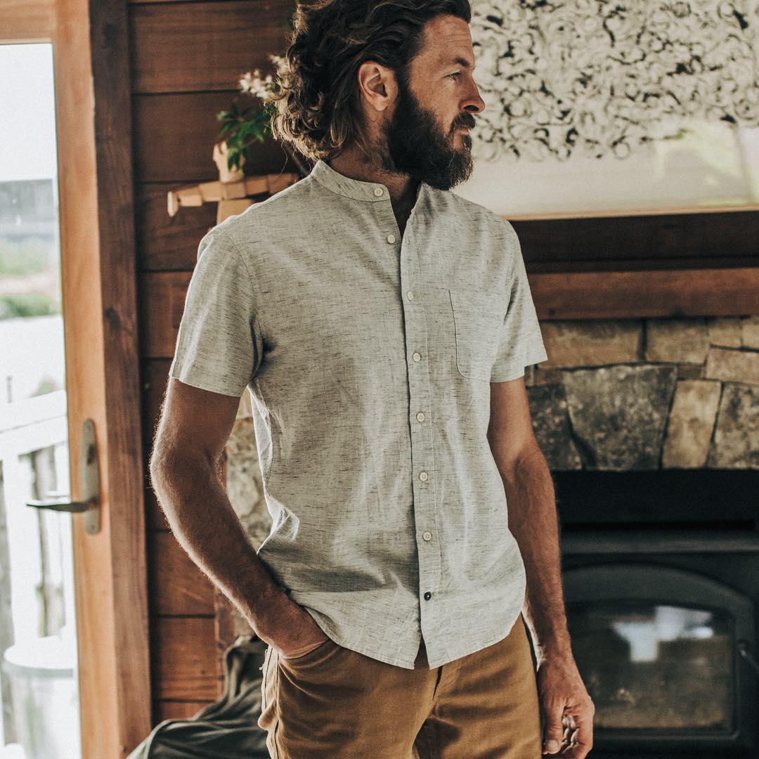 The Short Sleeve Bandit in Heather Grey