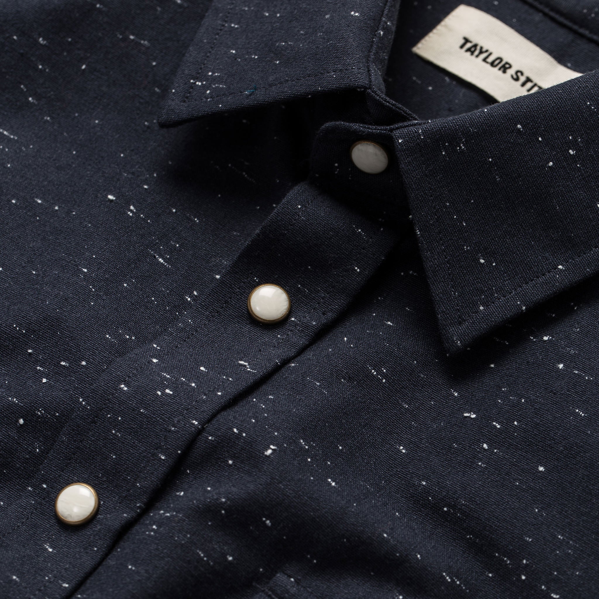 Navy Nep Twill Shirt B626383
