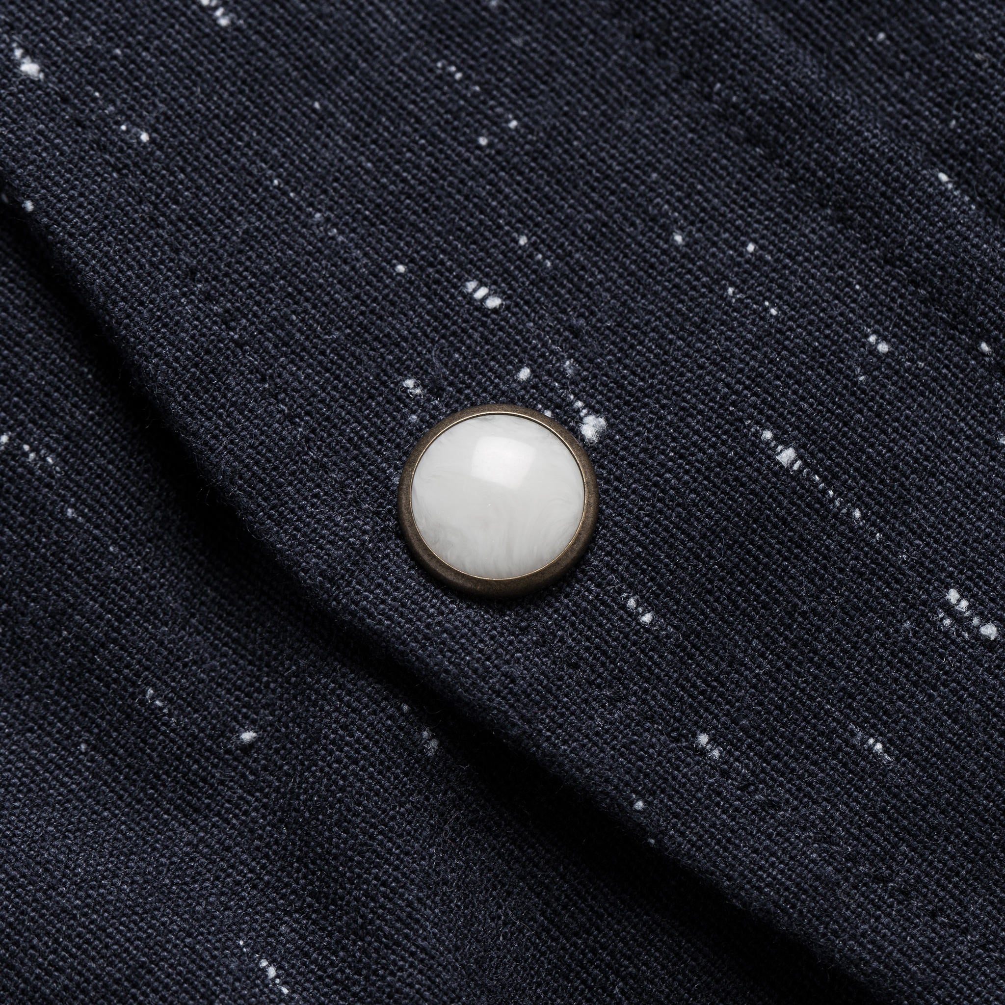 Navy Nep Twill Shirt B626383
