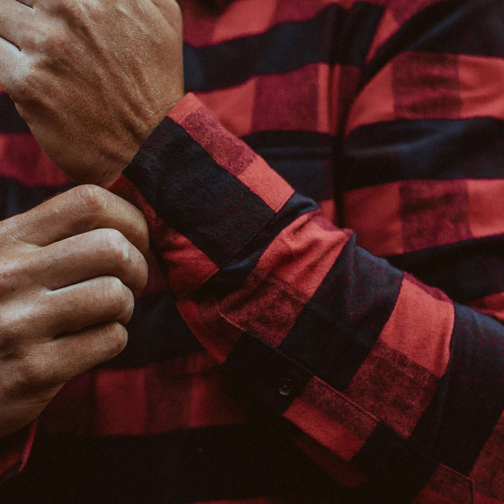 The Yosemite Shirt in Red Buffalo Plaid