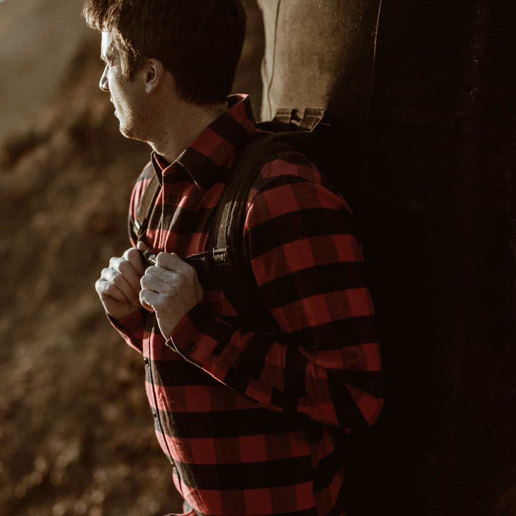 The Yosemite Shirt in Red Buffalo Plaid