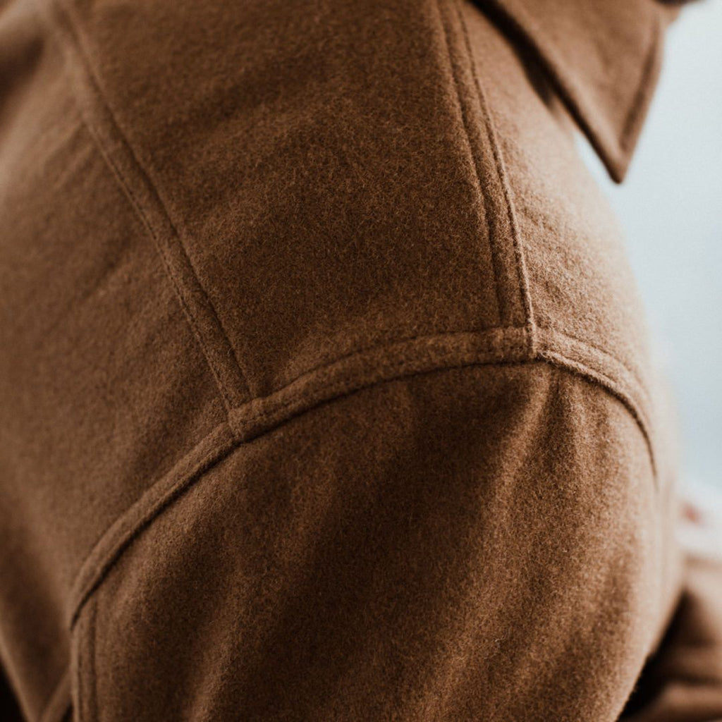 The Maritime Shirt Jacket in Rust