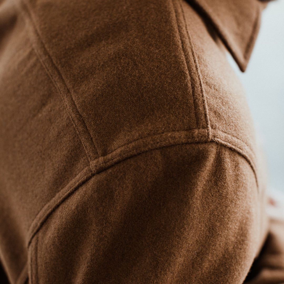 The Maritime Shirt Jacket in Rust