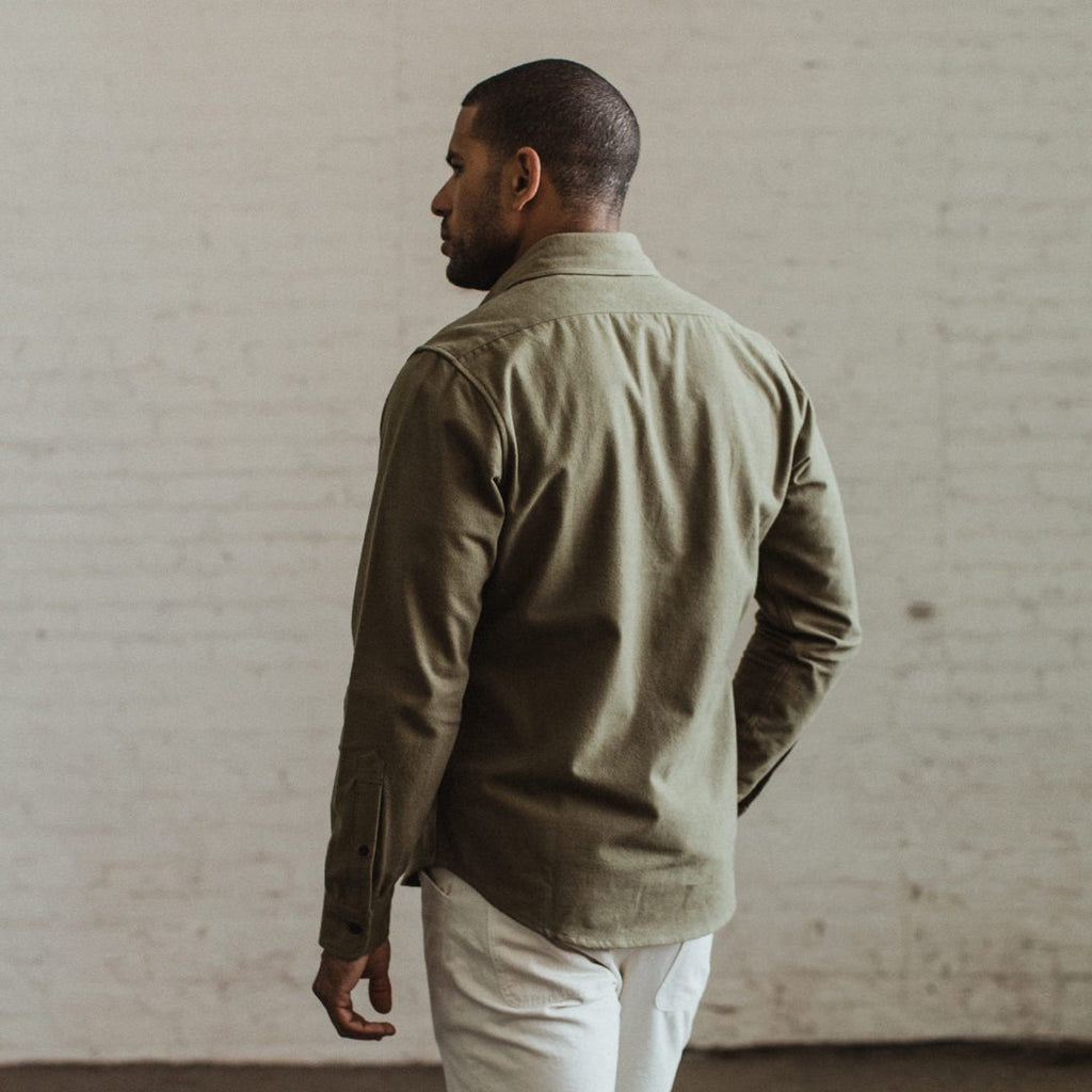The Yosemite Shirt in Dusty Army