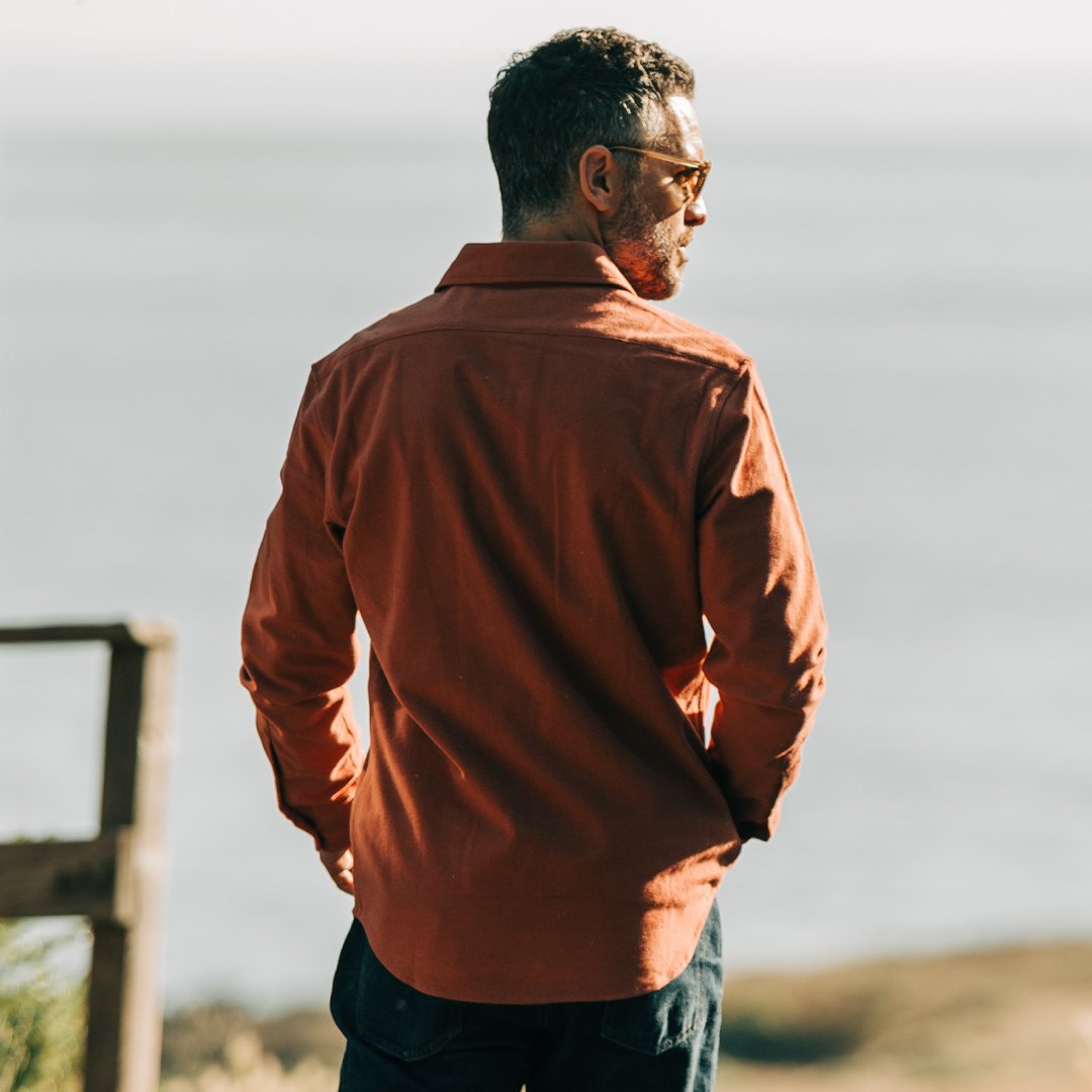 The Yosemite Shirt in Dusty Red