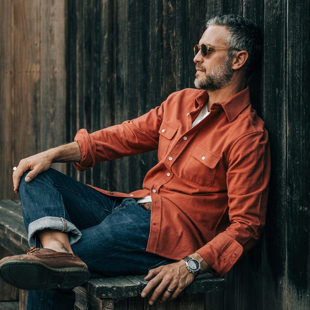 The Yosemite Shirt in Dusty Red