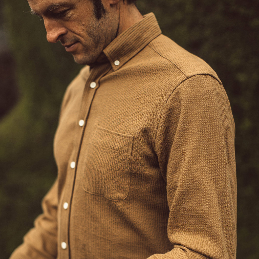 Jacket in Cone Mills Corded Tobacco K921