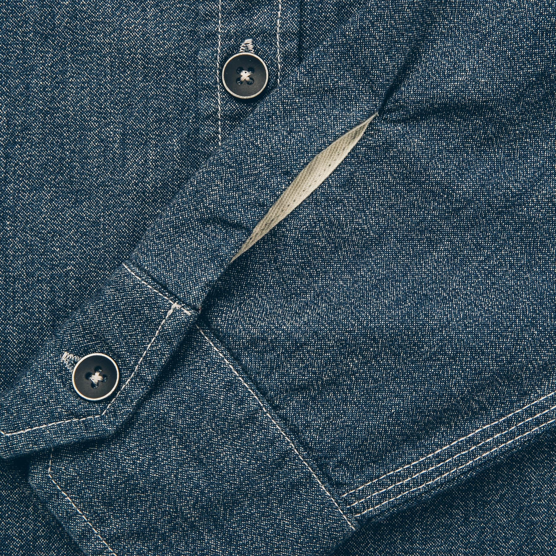 Indigo Salt & Pepper Chambray Utility Shirt U99612