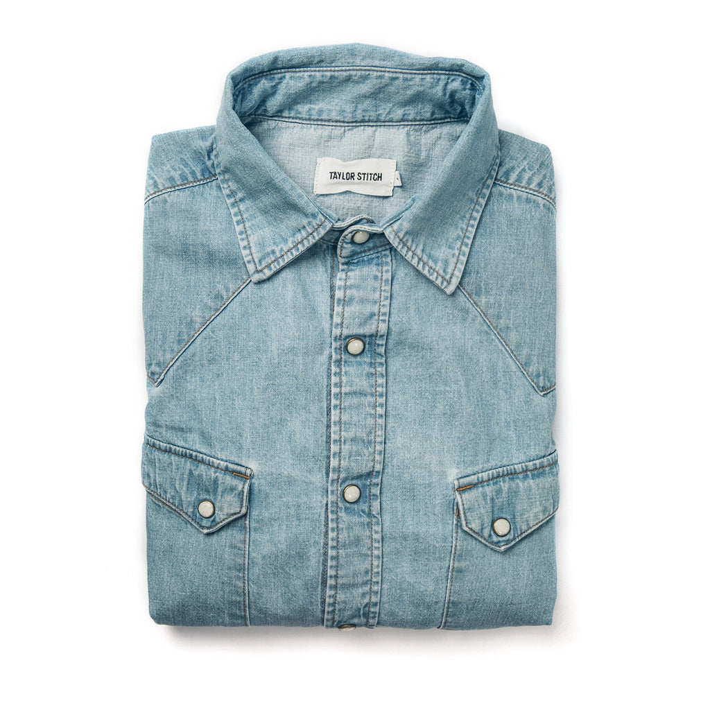 Washed Indigo Western Shirt W813285