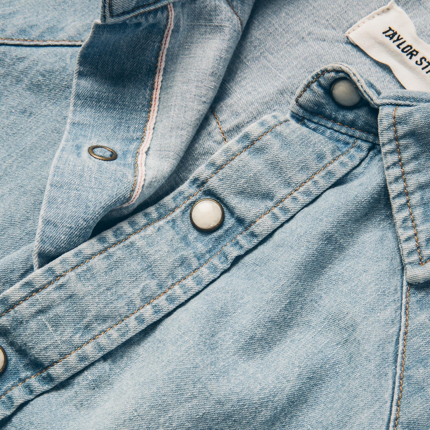 Washed Indigo Western Shirt W813285