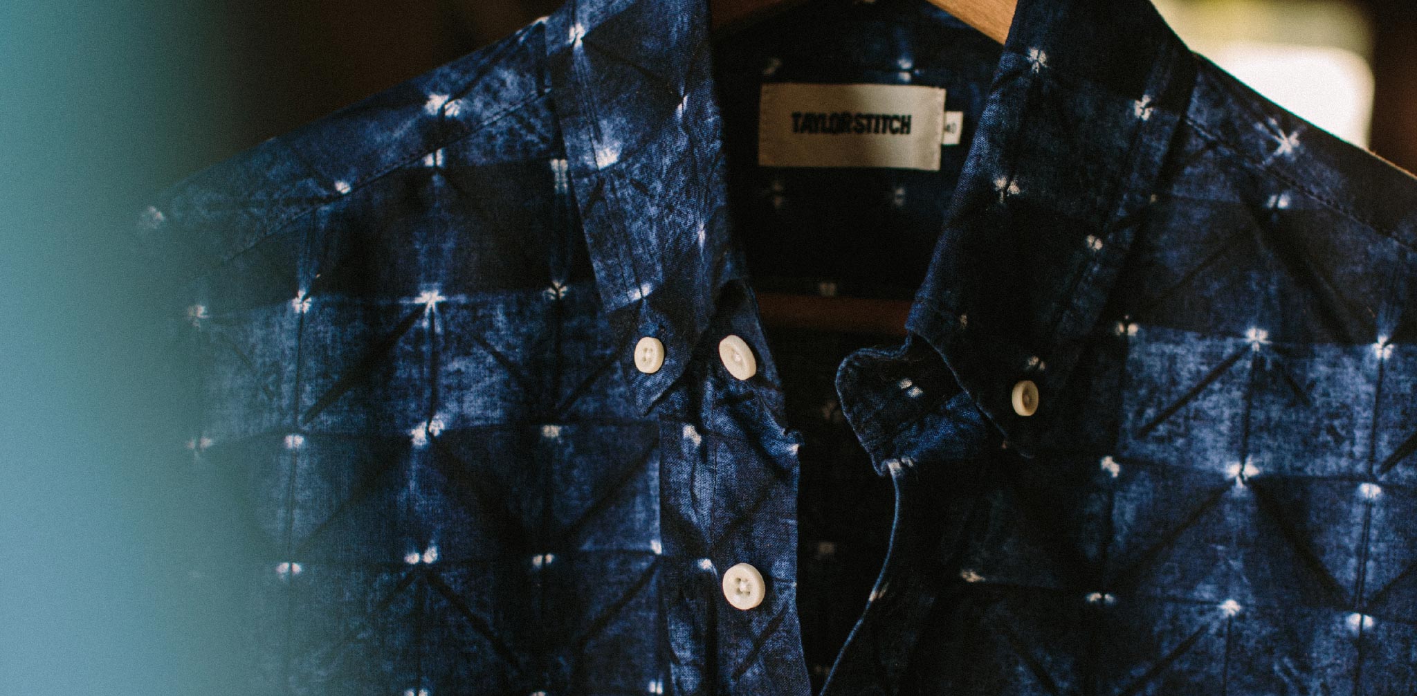 The Short Sleeve Jack in Deep Navy Geo