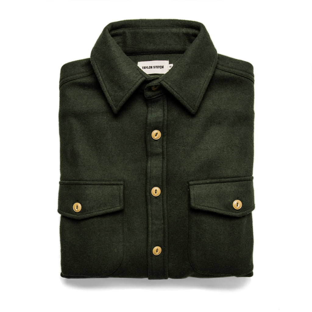 Olive Shirt Jacket L454