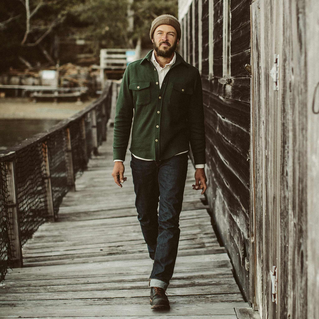 Olive Shirt Jacket L454