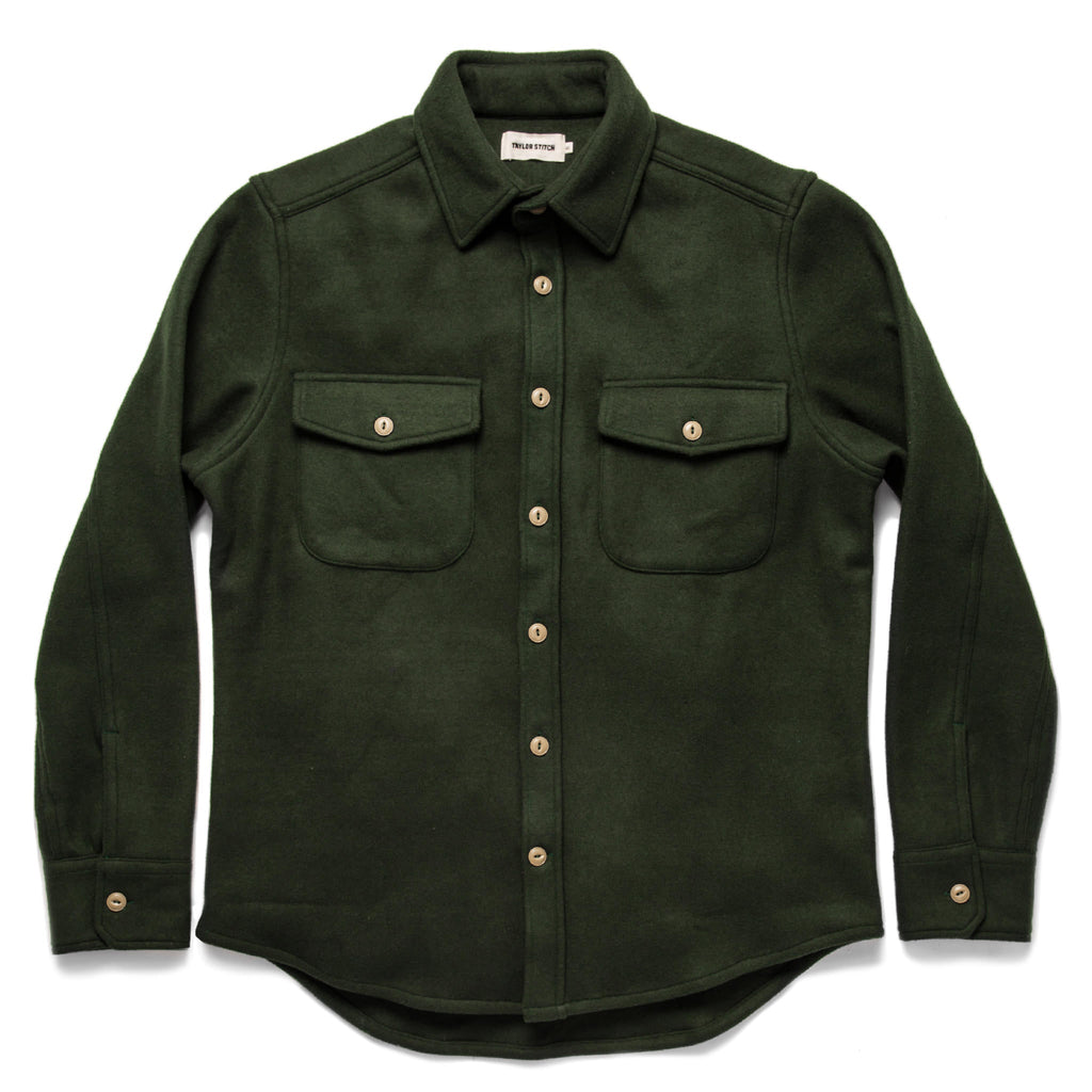 Olive Shirt Jacket L454