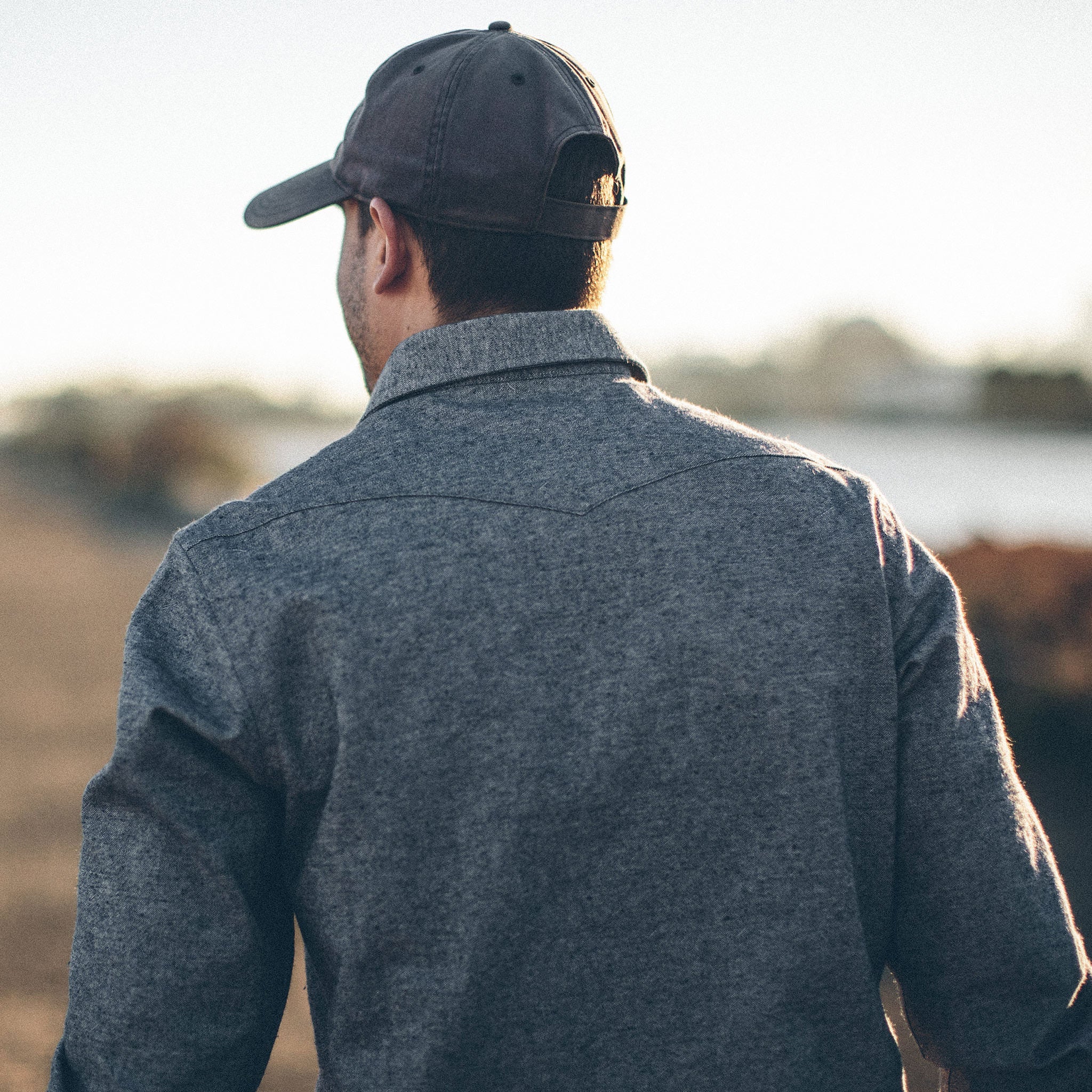 The Western Shirt in Upcycled Chambray