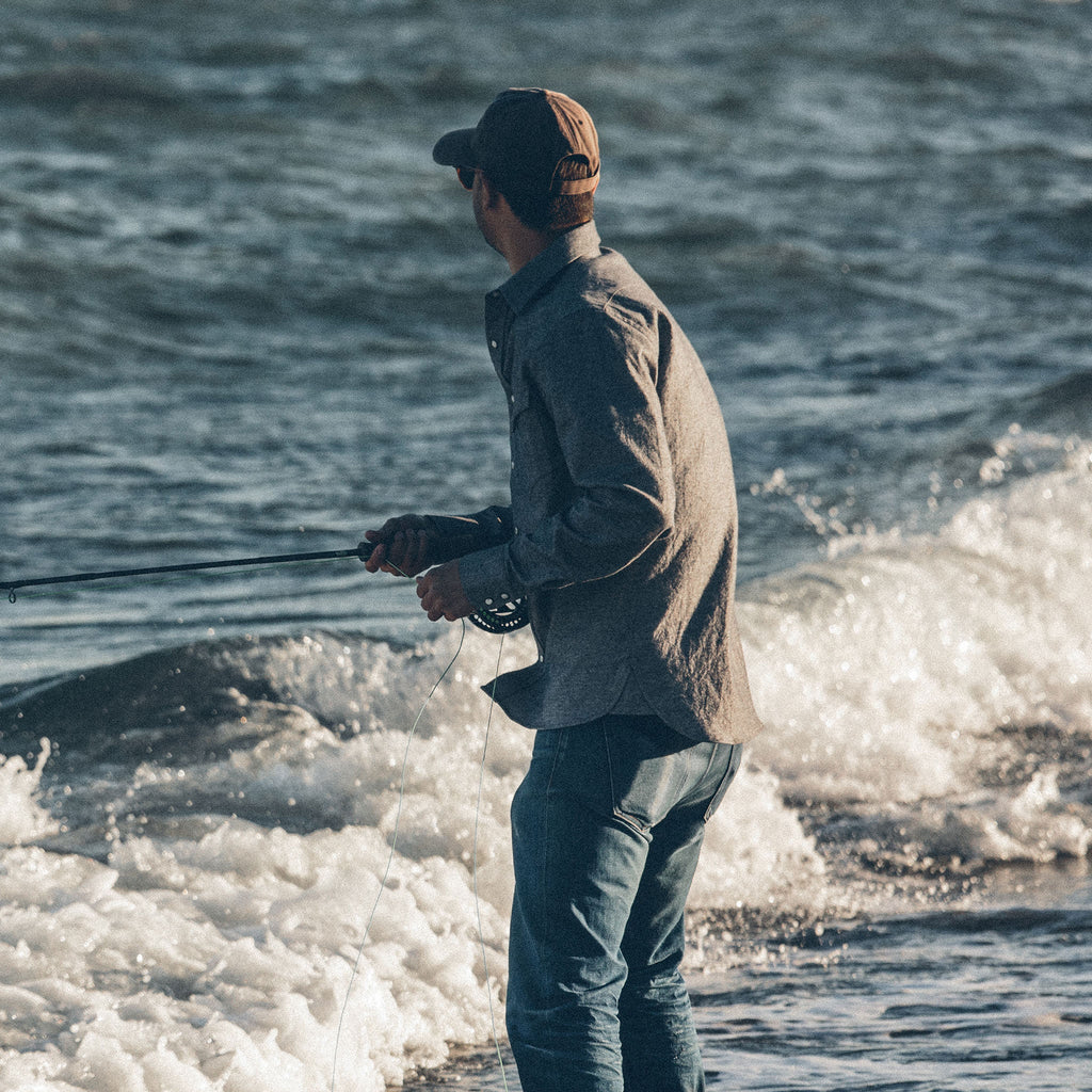 The Western Shirt in Upcycled Chambray