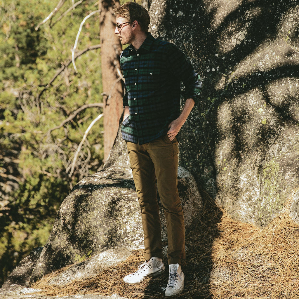 The Yosemite Shirt in Blackwatch Plaid