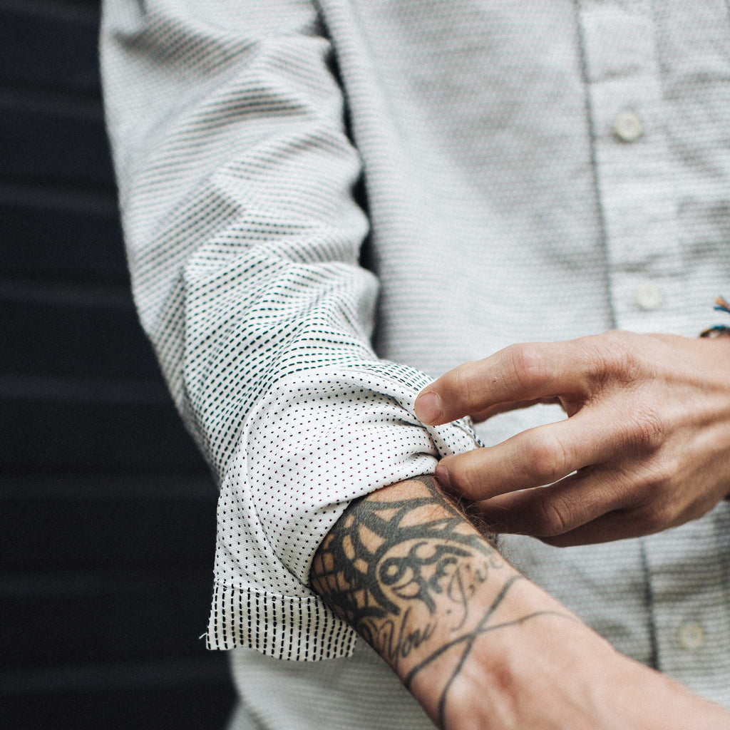 The Jack in White Reverse Jacquard