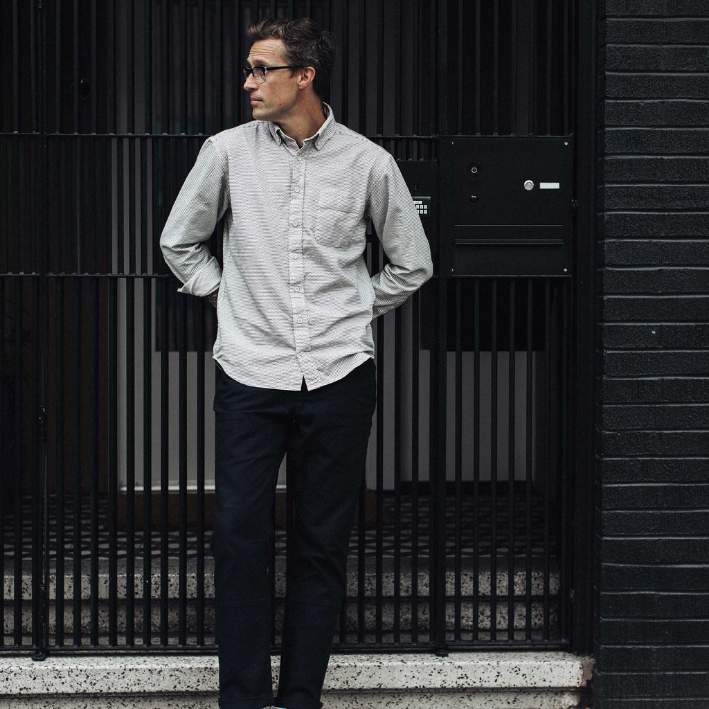 The Jack in White Reverse Jacquard