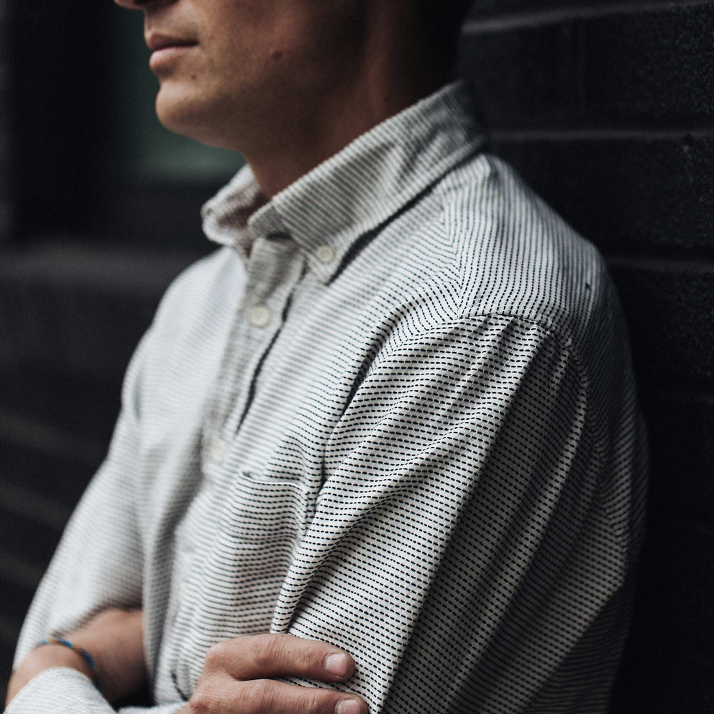 The Jack in White Reverse Jacquard