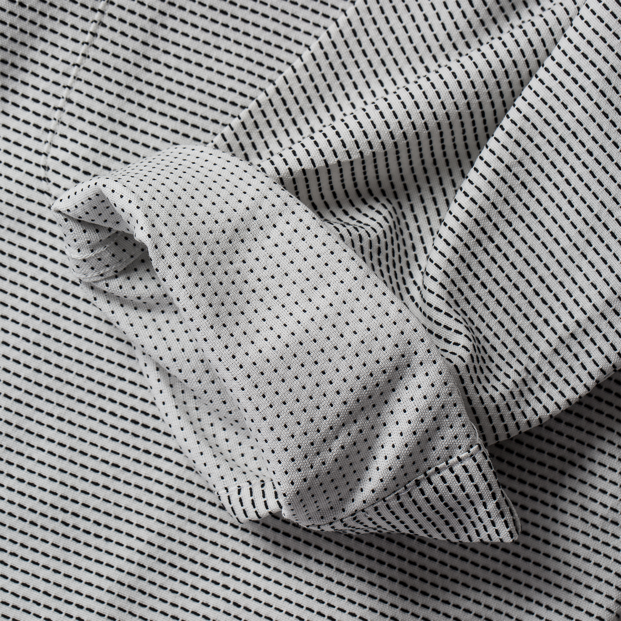 The Jack in White Reverse Jacquard