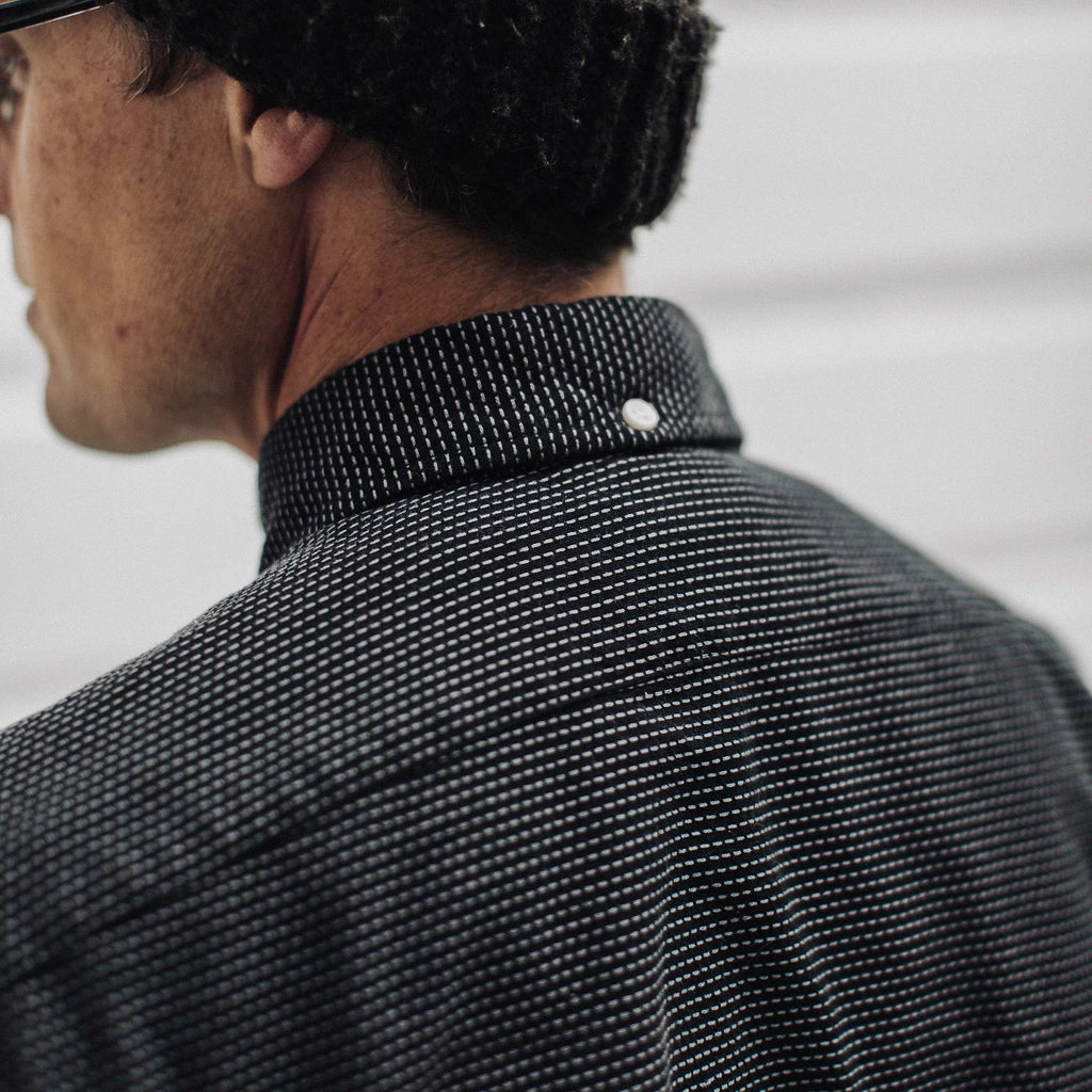 Black Reverse Jacquard Jacket G989