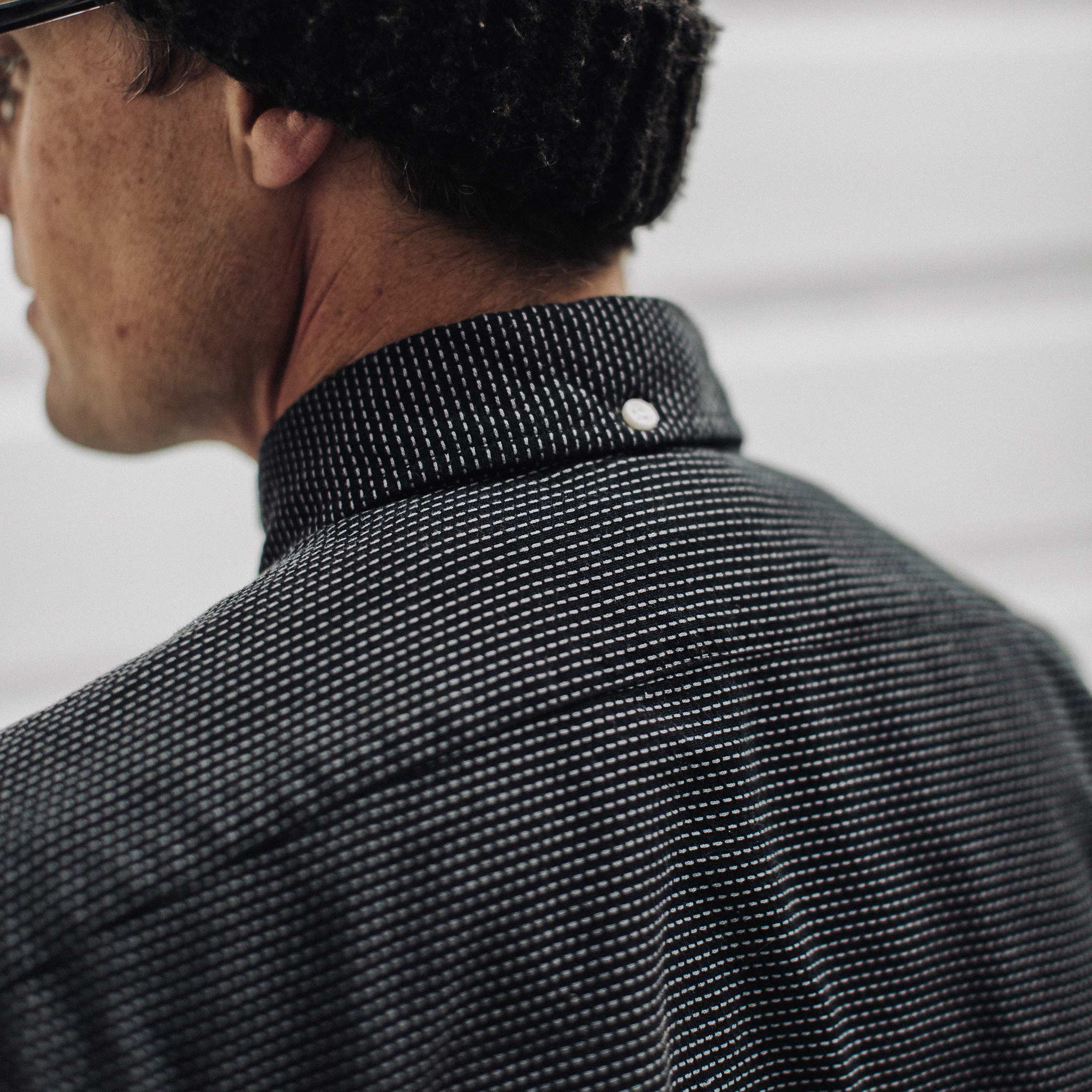 Black Reverse Jacquard Jacket G989